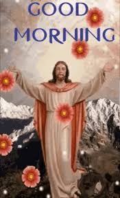 Jesus Christ Flower Gif Good Morning